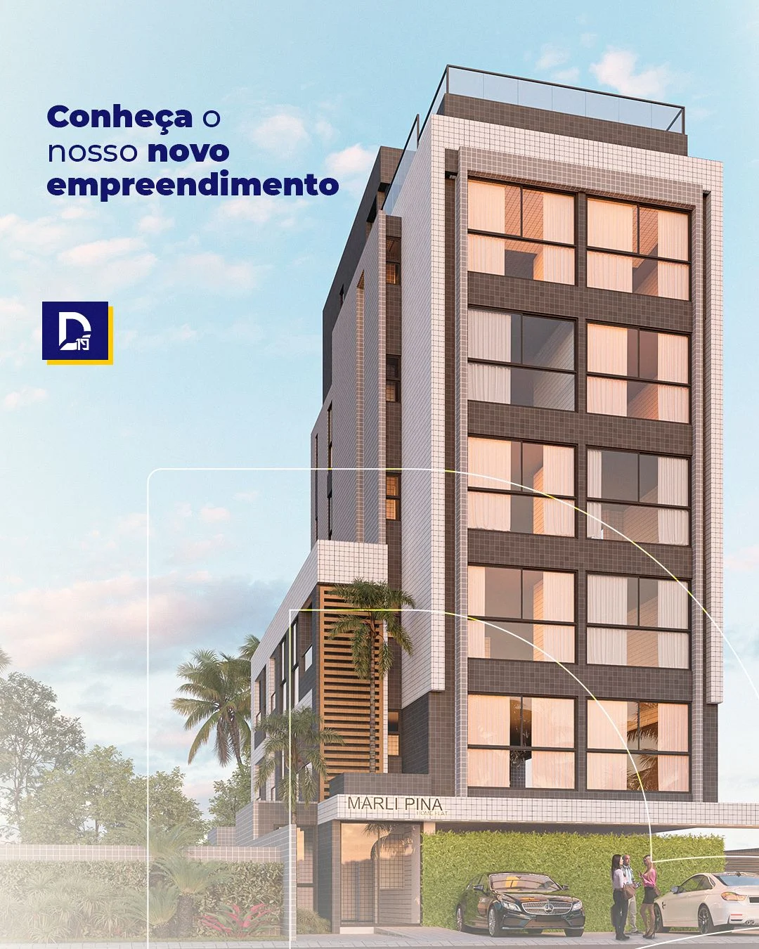 Últimas Unidades de Flat no Cabo Branco, Elevador e Lazer