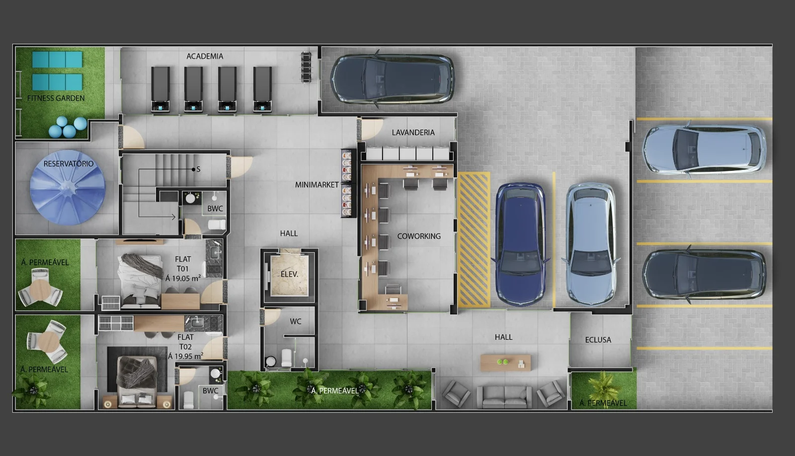Últimas Unidades de Flat no Cabo Branco, Elevador e Lazer