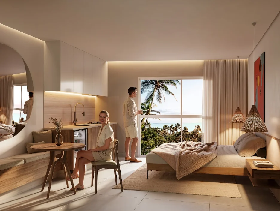 Lançamento em Formosa/Cabedelo de Flat ou 1 Quarto, Elevador e Lazer