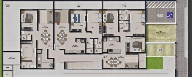 Apartamento no Bairro dos Estados/Pedro Gondim 2 Quartos sendo 1 Suíte, Próximo a Vila Olímpica