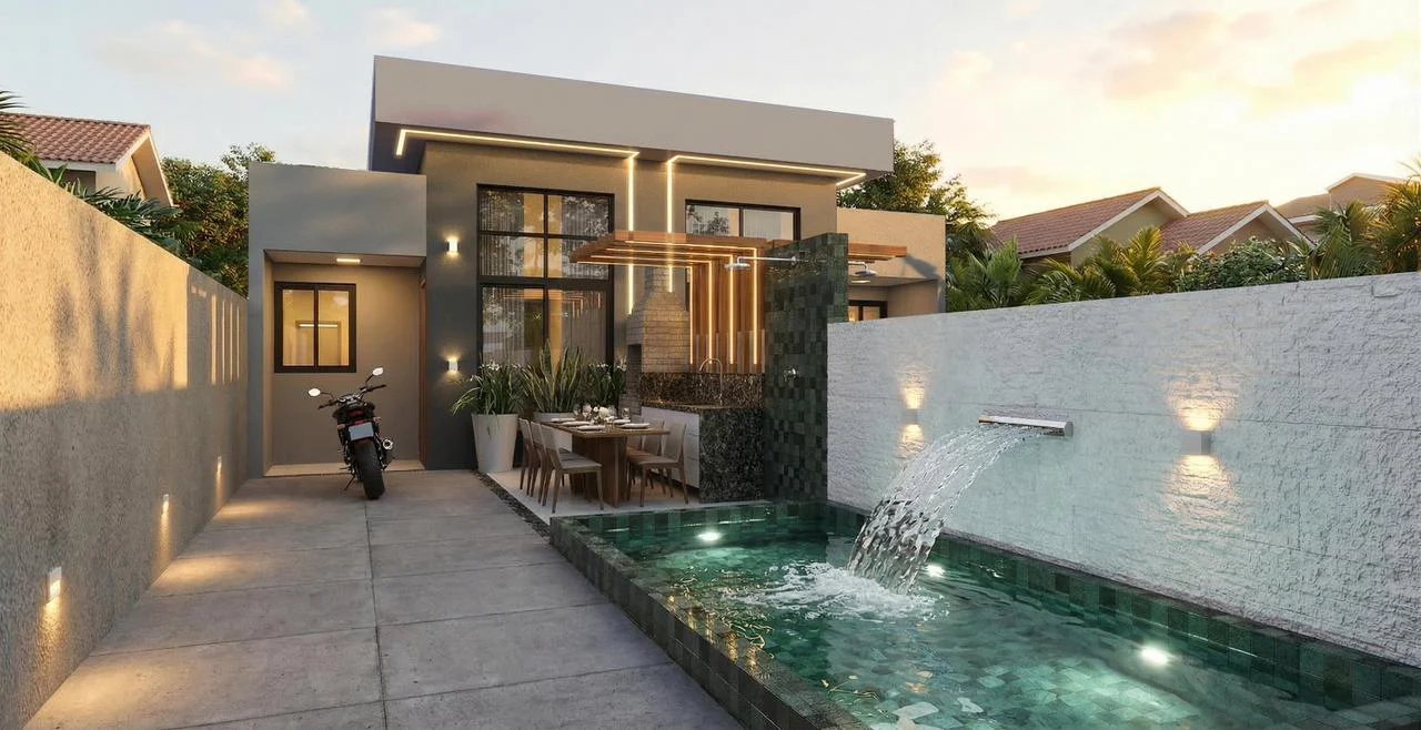 Excelente Casa no Cristo com 3 Quartos sendo 1 Suíte com Piscina
