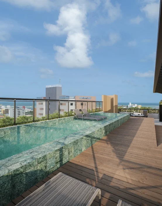 Lançamento no Jardim Oceania/Bessa 1 e 2 Quartos, Elevador e Lazer
