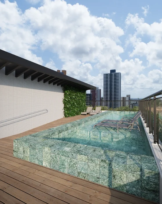 Lançamento no Jardim Oceania/Bessa 1 e 2 Quartos, Elevador e Lazer