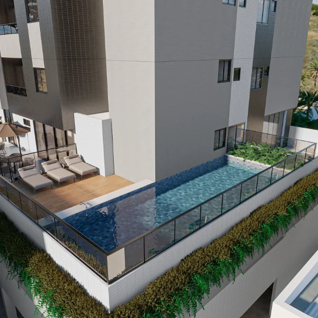 Lançamento no Bessa 1 ou 2 Quartos sendo 1 Suíte, Elevador e Lazer