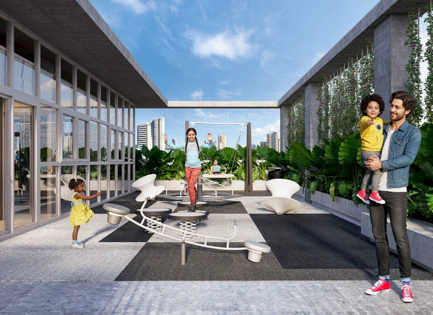 Excelente Lançamento no Aeroclube/Bessa com 2 ou 3 Quartos, Elevador e Lazer Completo