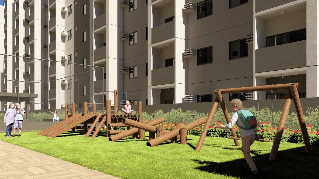 Excelente Lançamento no Novo Geisel com 2 Quartos sendo 1 Suíte, Elevador e Lazer Completo