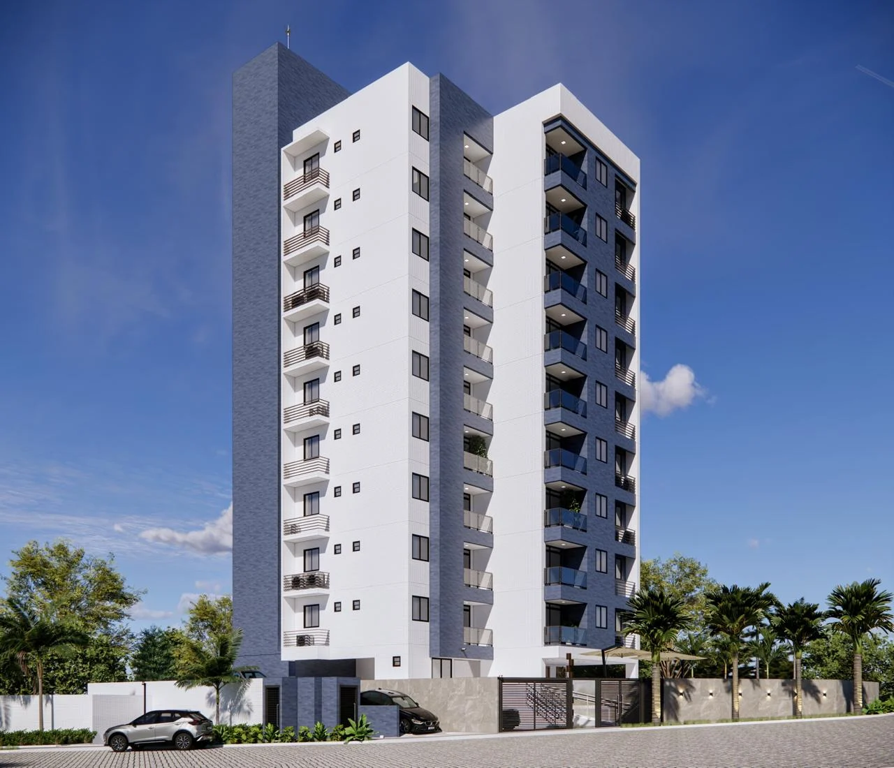 Lançamento nos Bancários com 2 Quartos sendo 1 Suíte, Elevador e Lazer, Próximo as 3 Ruas