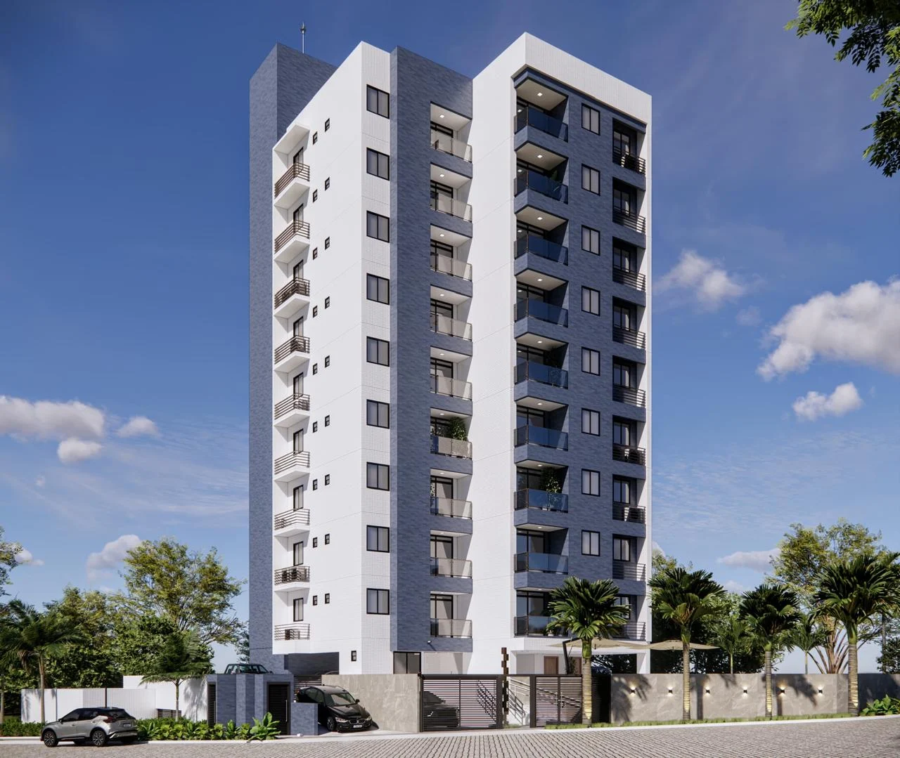 Lançamento nos Bancários com 2 Quartos sendo 1 Suíte, Elevador e Lazer, Próximo as 3 Ruas