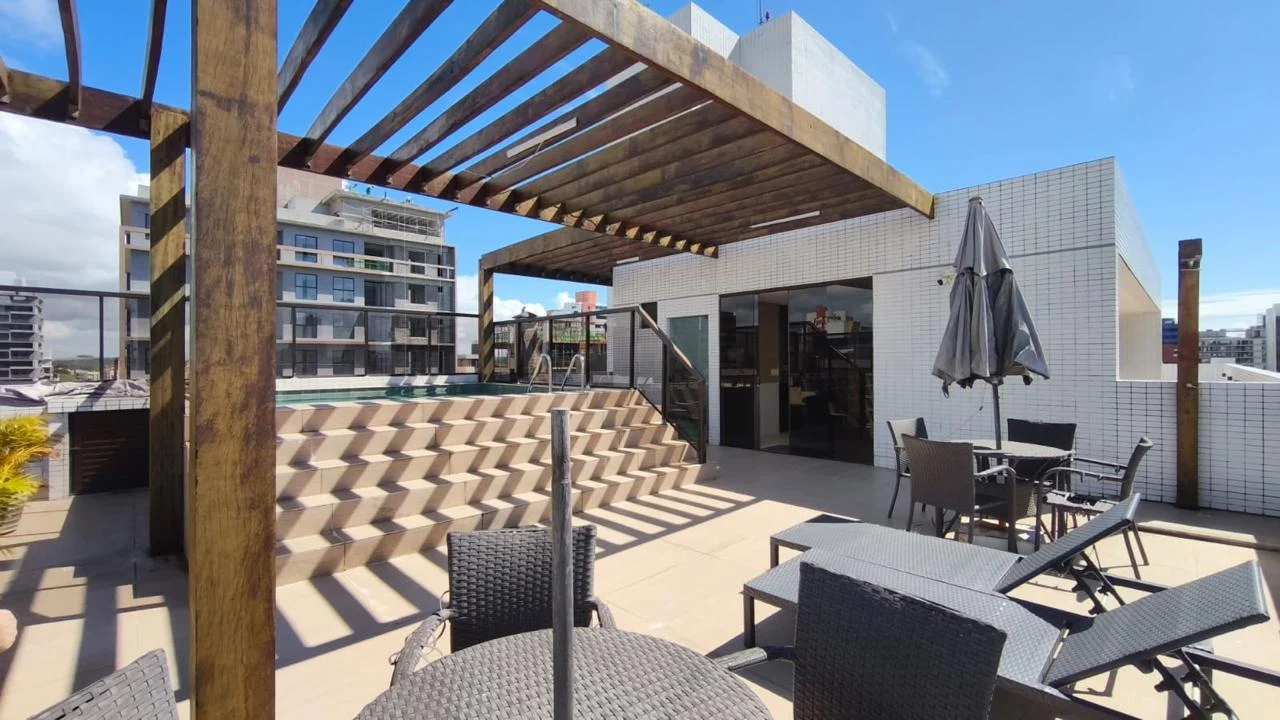 Apartamento Mobiliado em Intermares 1 Quarto, Elevador e Lazer