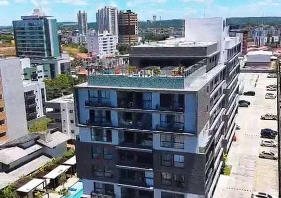 Apartamento em Ponta de Campina 1 ou 2 Quartos, Elevador e Lazer