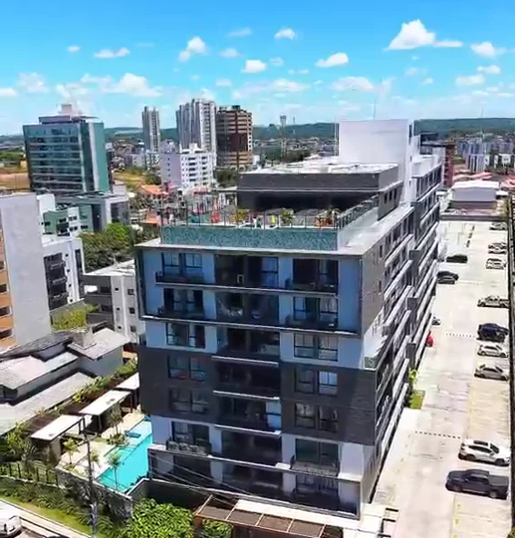ALUGO Apartamento em Ponta de Campina com 2 Quartos sendo 1 Suíte, Elevador e Lazer R$ 3.600,00*